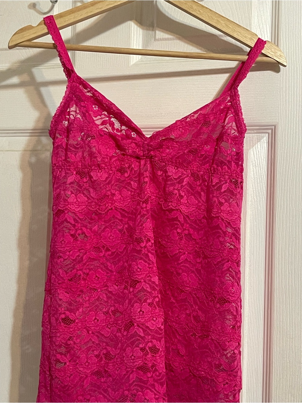 Women's Hot Pink Lace shirt